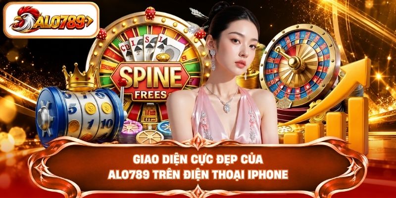 Giao diện cực đẹp của ALO789 trên điện thoại iPhone