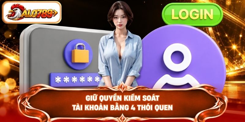 Giữ quyền kiểm soát tài khoản bằng 4 thói quen